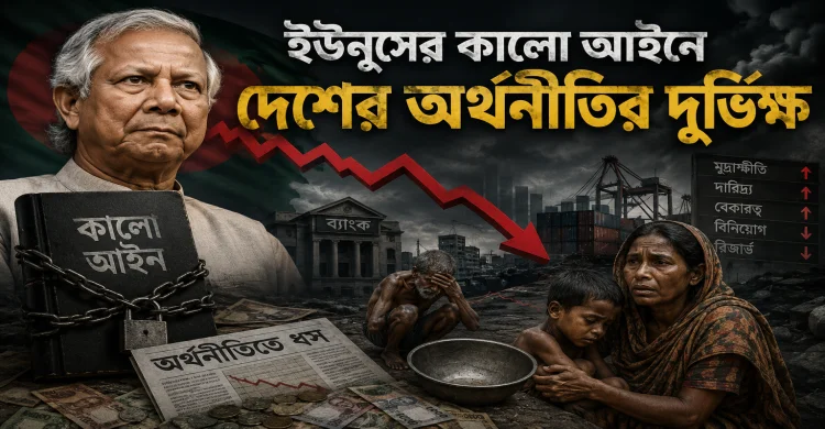 ইউনূসের কালো আইনে অর্থনীতির সর্বনাশ!