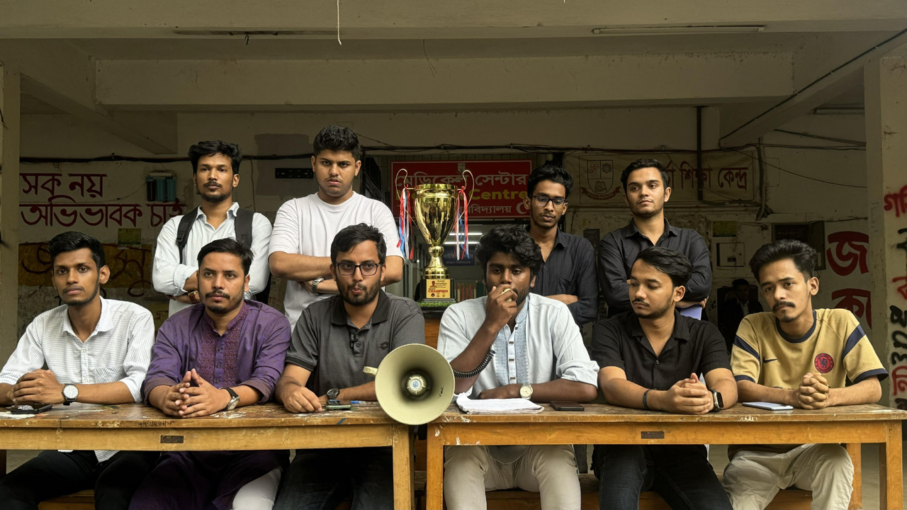 একটি সংগঠন তড়িঘড়ি করছে, আরেকটি সংগঠন পেছানোর চেষ্টা করছে : জাতীয় ছাত্রশক্তি