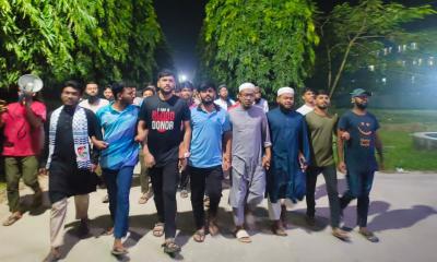 গাজীপুরে ১৩ বছর বয়সী শিশুকে ধর্ষণের ঘটনায় জাবিপ্রবিতে বিক্ষোভ