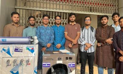 শিবিরের উদ্যোগে জবি ছাত্রী হলে ওয়াশিং মেশিন ও পানির ফিল্টার স্হাপন