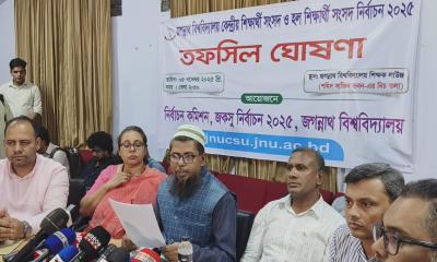 জকসুর তফসিল ঘোষণা, নির্বাচন ২২ ডিসেম্বর