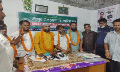 শ্রীপুর উপজেলা রিপোর্টার্স ক্লাবের নেতৃত্বে সোলায়মান- কাশেম