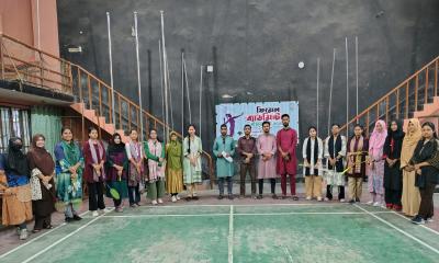 হাবিপ্রবি শিক্ষার্থীর উদ্যোগে মেয়েদের ব্যাডমিন্টন প্রতিযোগিতা