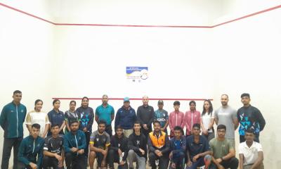 তৃতীয় বিশ্ব স্কোয়াশ ফেডারেশন লেভেল-১ কোচিং কোর্স শুরু 