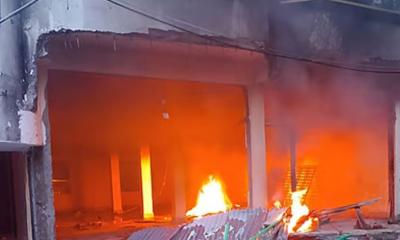 সাবেক এমপি নুর উদ্দিন চৌধুরীর বাড়িতে ফের আগুন, এলাকায় উত্তেজনা