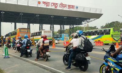 আজ থেকে পদ্মা সেতুতে স্বয়ংক্রিয়ভাবে টোল আদায় শুরু