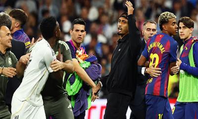 এল ক্লাসিকোতে উত্তেজনা: ইয়ামাল ও রিয়াল খেলোয়াড়দের সংঘর্ষ এল ক্লাসিকোতে উত্তেজনা: ইয়ামাল ও রিয়াল খেলোয়াড়দের সংঘর্ষ