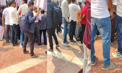 দেশিয় দুই ইলেকট্রনিক কোম্পানির বিরুদ্ধে ‘প্রোপাগান্ডা’: শহিদ মিনার বেদিতে জুতা পায়ে কারা?