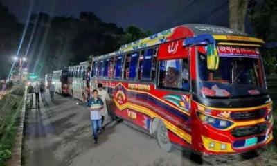 ৩০ হাজার টাকা ক্ষতিপূরণে ছেড়ে দেওয়া হলো রাজধানী পরিবহনের ২৮ বাস