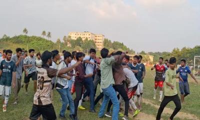 কুবিতে আন্তঃবিভাগ ফুটবল ম্যাচে মারামারি, ম্যাচ স্থগিত