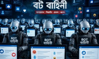 কৃত্রিম জনমতের ফাঁদ: সাইবার জগতকে গ্রাস করছে ‘বট আর্মি’