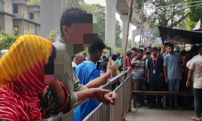 ফার্মগেটে মেট্রোরেল থেকে বিয়ারিং প্যাড পড়ে পথচারী নিহত