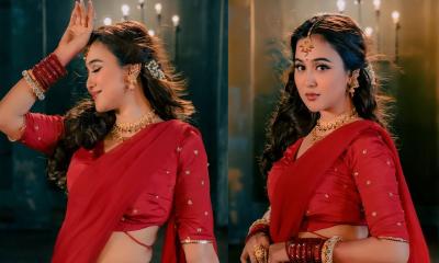 মুগ্ধতা ছড়াল চমকের ‘চুড়ি ছাম ছাম’ লুক