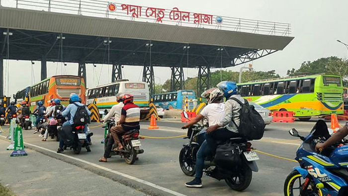 আজ থেকে পদ্মা সেতুতে স্বয়ংক্রিয়ভাবে টোল আদায় শুরু