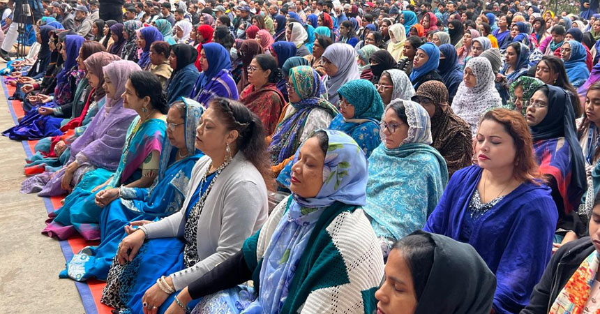 মন ভালো রাখার আহ্বানে পালিত হলো ‘বিশ্ব মেডিটেশন দিবস’
