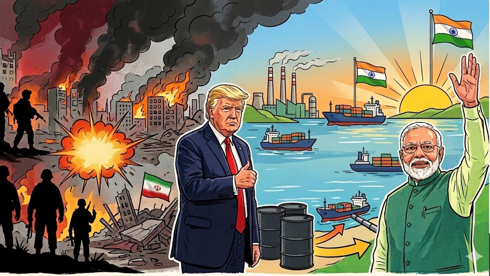 ইরানের সর্বনাশ, ভারতের পৌষ মাস!