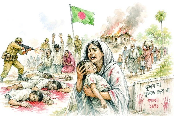 সবুজ বাংলার রক্তাক্ত অধ্যায়: ১৯৭১ থেকে আজকের রাষ্ট্রচিন্তা