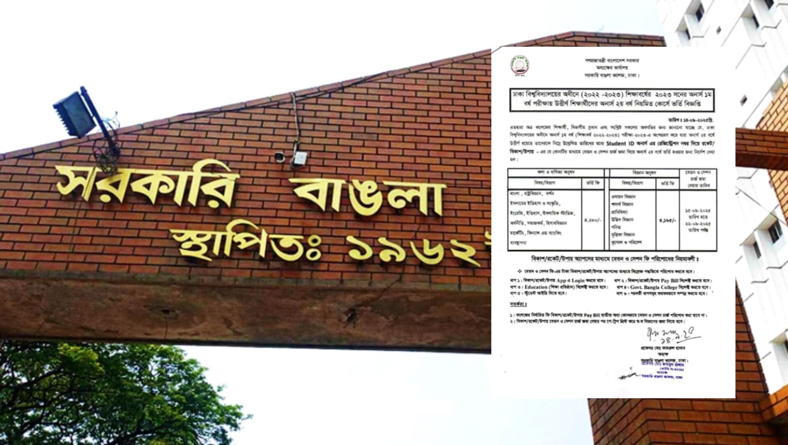 সুবিধা কম, ফি বেশি—বাঙলা কলেজে শিক্ষার্থীদের প্রশ্ন