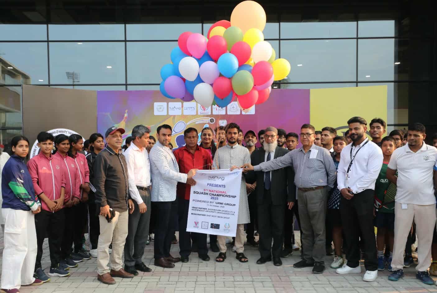 বসুন্ধরা স্পোর্টস সিটিতে স্কোয়াশ চ্যাম্পিয়নশীপ প্রতিযোগিতা উদ্বোধন